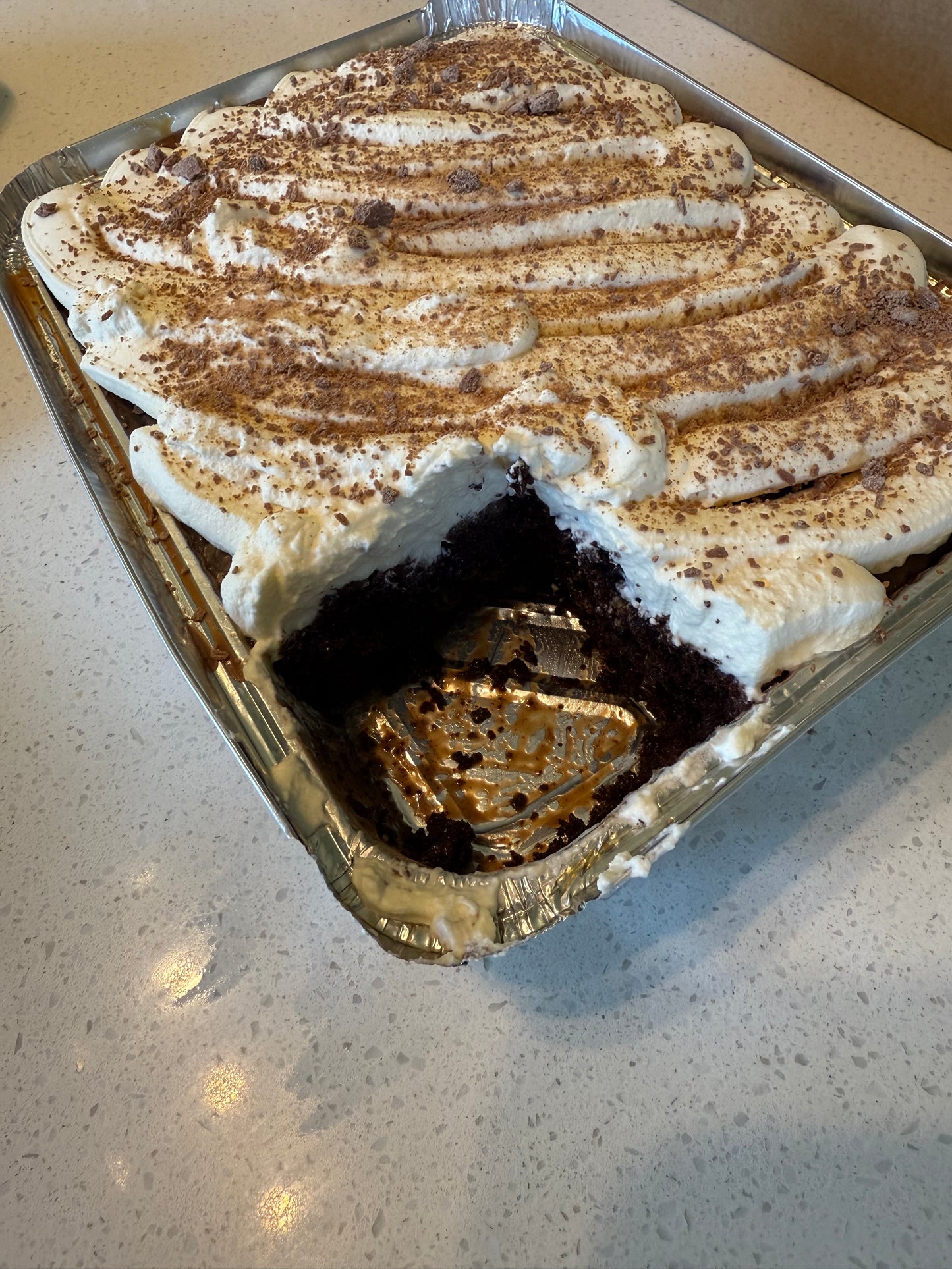 Whittakers Chocolate Poke Cake