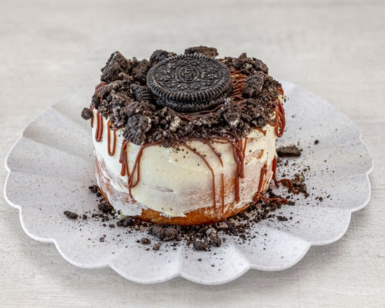 Loaded Scroll - Oreo Toppings on an Extra Large Cinnamon Scroll!