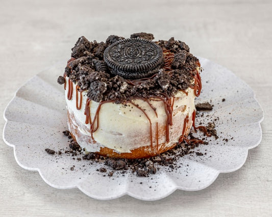 Loaded Scroll - Oreo Toppings on an Extra Large Cinnamon Scroll!
