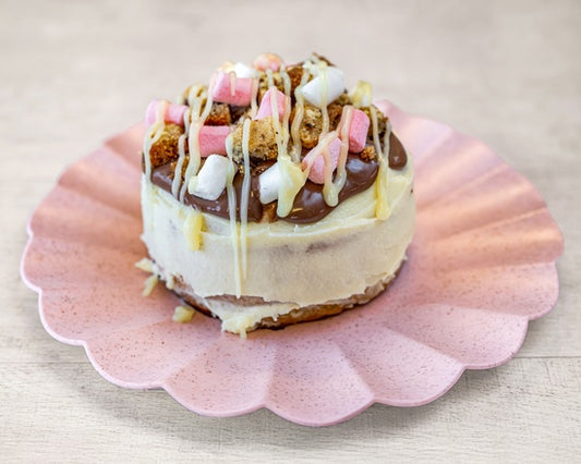 Loaded Scroll - SMORE Toppings on an Extra Large Cinnamon Scroll!