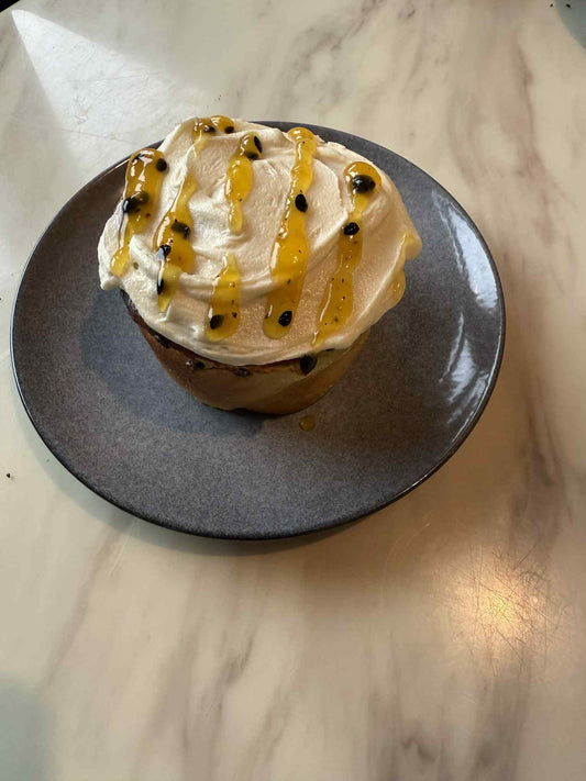 Filled with Flavour! Passionfruit & Custard Scroll!